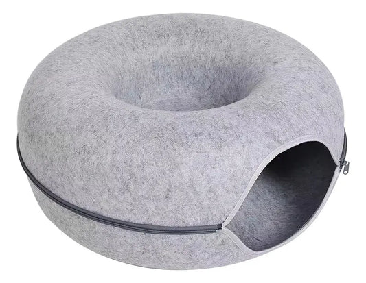 Cama Túnel Donut para Gatos