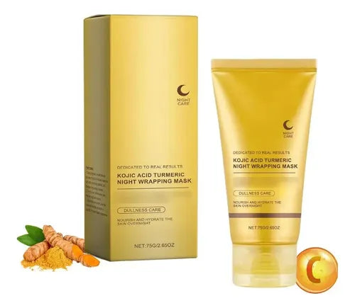 Mascarilla nocturna de ácido kójico y cúrcuma
