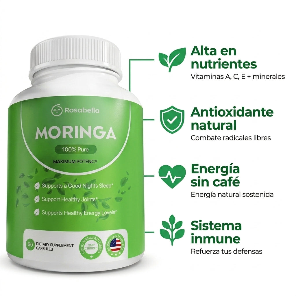 Moringa Rosabella - 100% Pura | Máxima Potencia