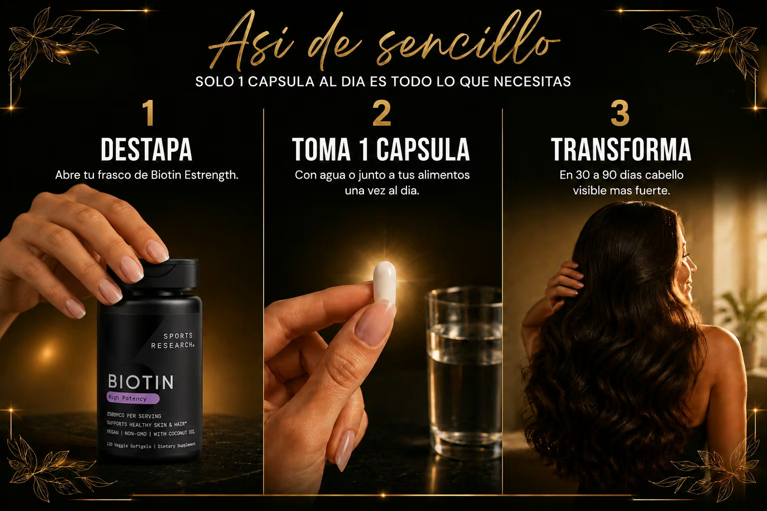 Como tomar la biotina Sports Research